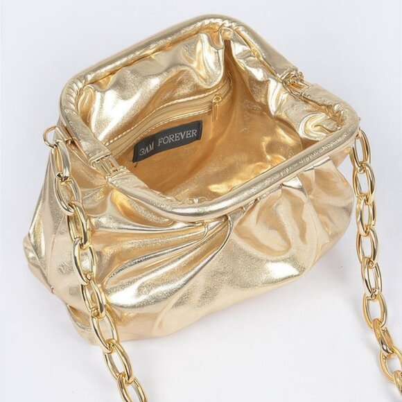 Metallic Pouch W Ccb Resin Chain - Picture 3 of 5